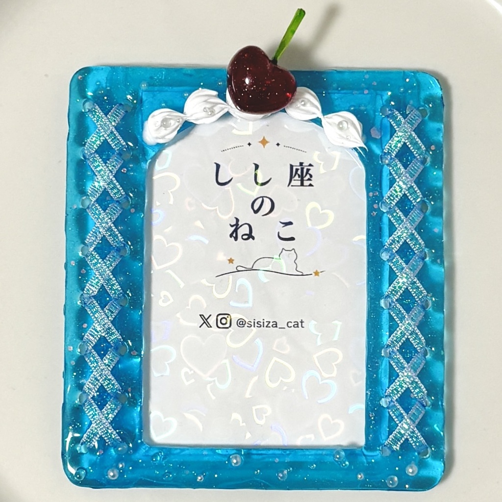 クリームソーダ風カードケース