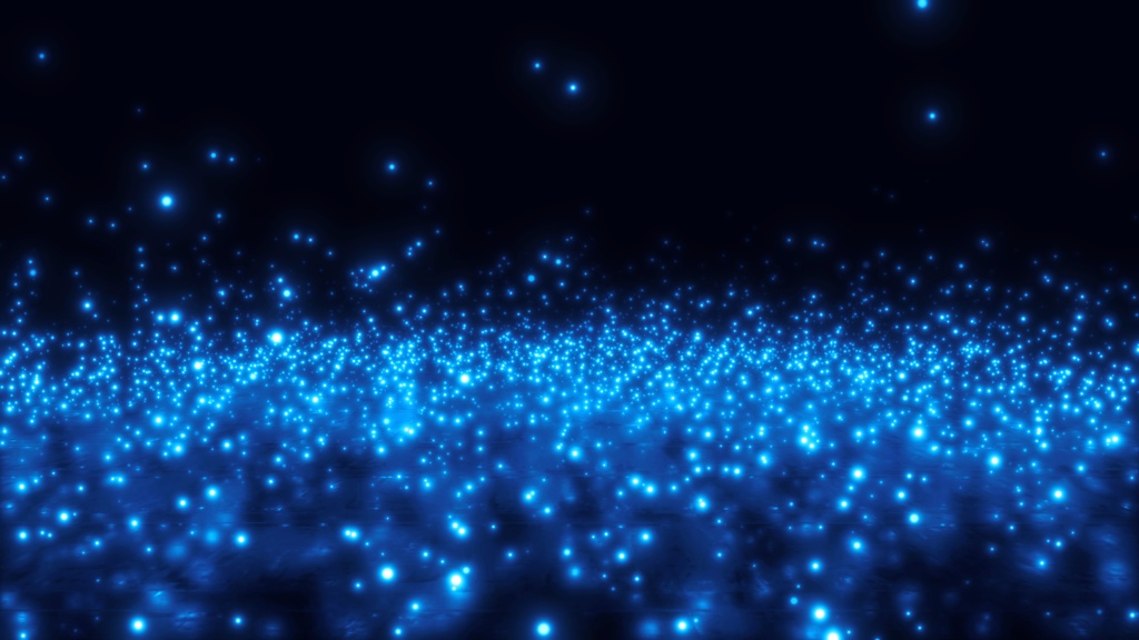 【無償あり】床に反射するパーティクルエフェクト【4K/60fps】