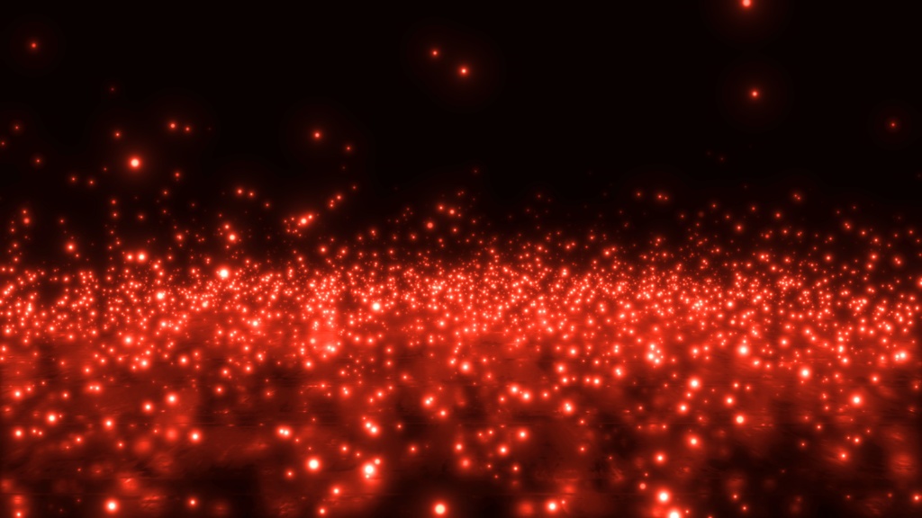 【無償あり】床に反射するパーティクルエフェクト【4K/60fps】