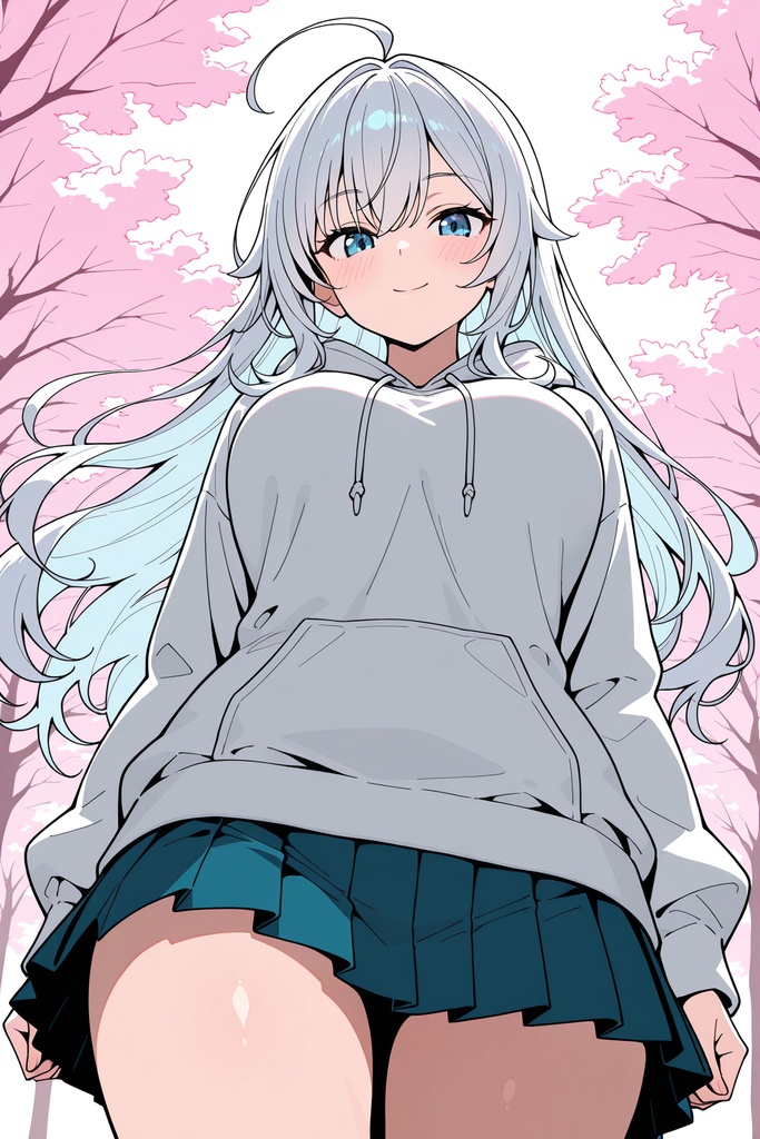 銀髪美少女の誘惑アングル~秘密のキャンパスライフ~