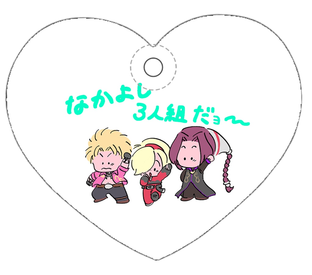 03チームのファンシーアクリルキーホルダー