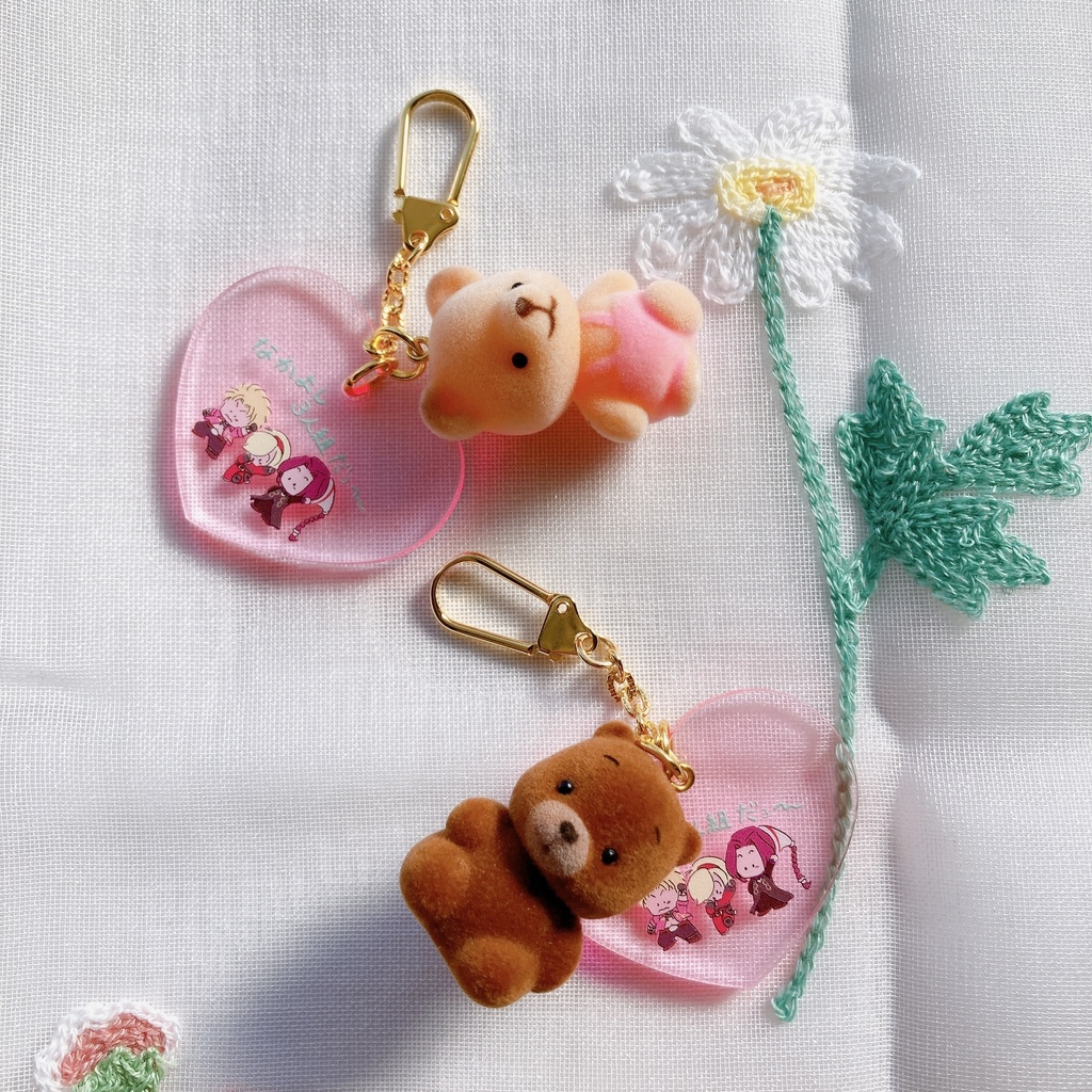 03チームのファンシーアクリルキーホルダー