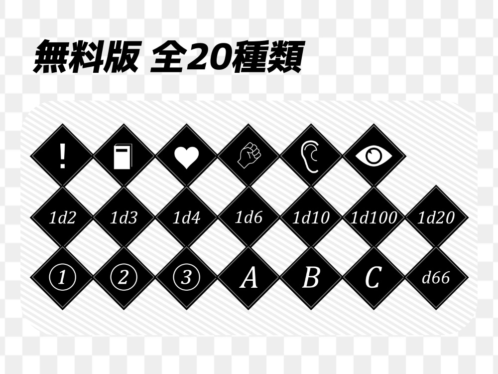 【無料版あり】ココフォリア向けクリックアクション用素材