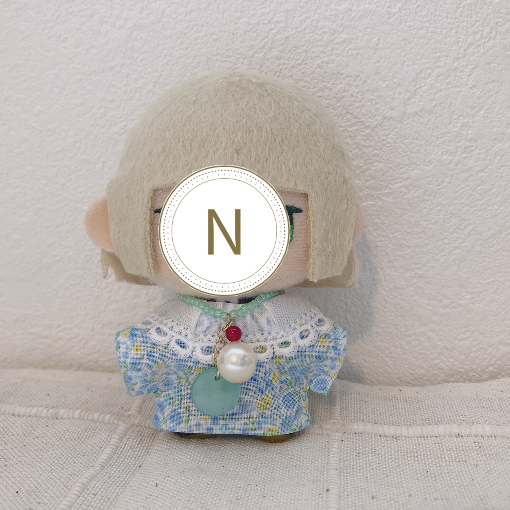 クリームソーダ風ネックレス