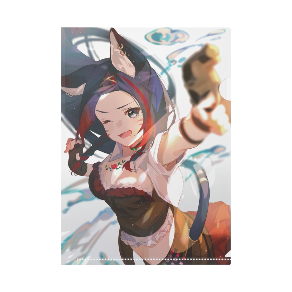 🔫水鉄砲クリアファイル🐾