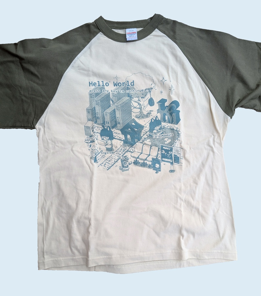 エンジニア屋さんのラグランTシャツ