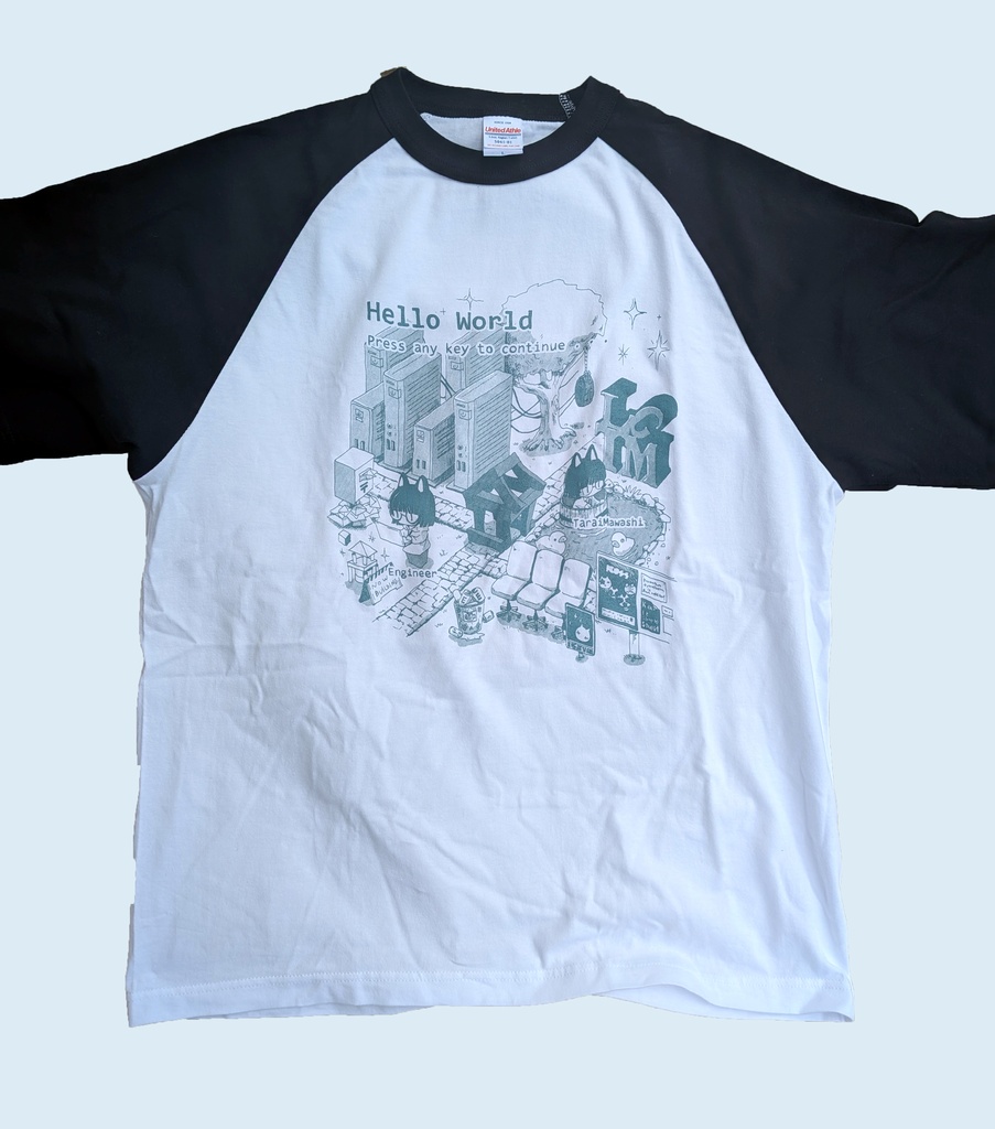 エンジニア屋さんのラグランTシャツ