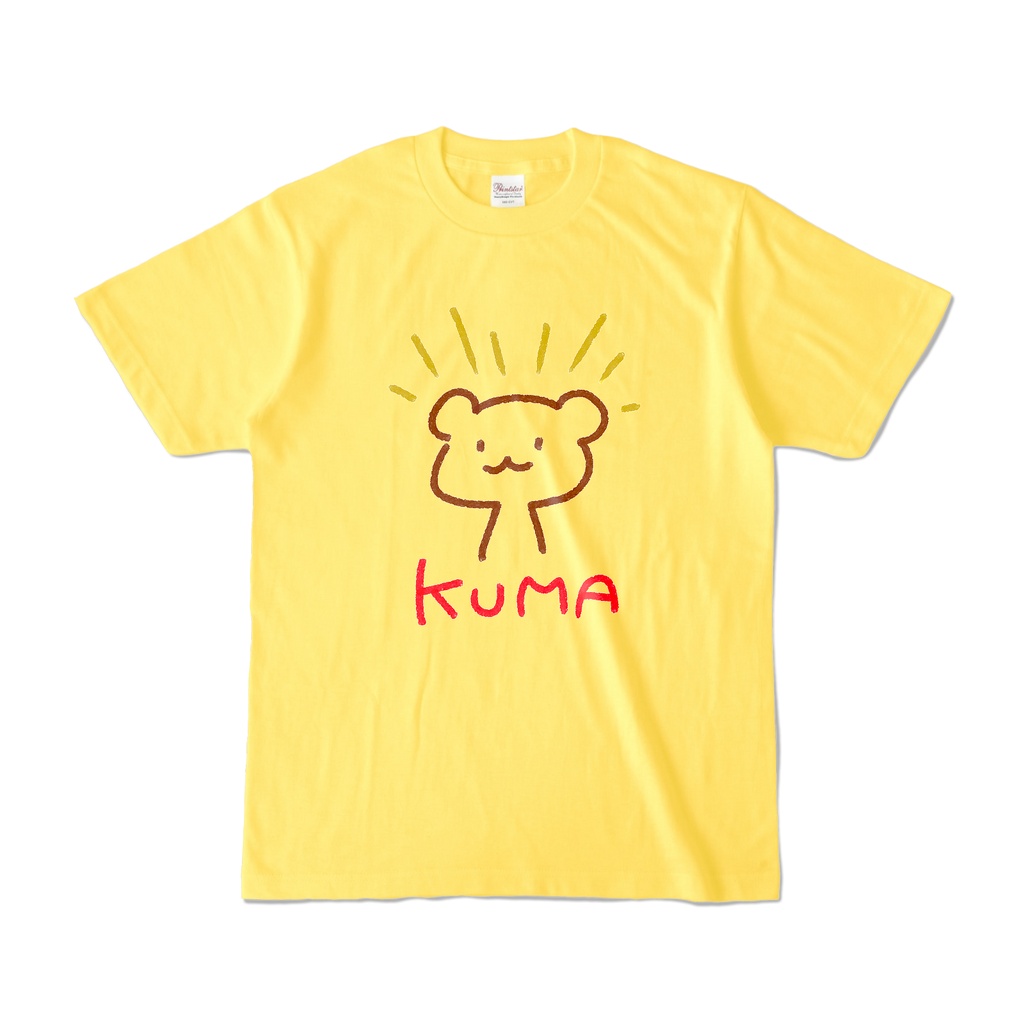 名もなきKUMA　カラーTシャツ