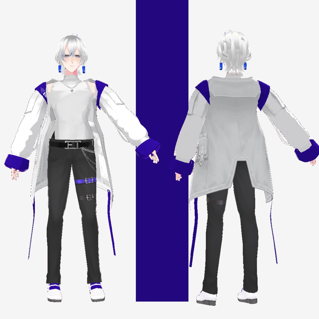 【オリジナル3Dモデル】 しゅり君 【VRM・Vroid】