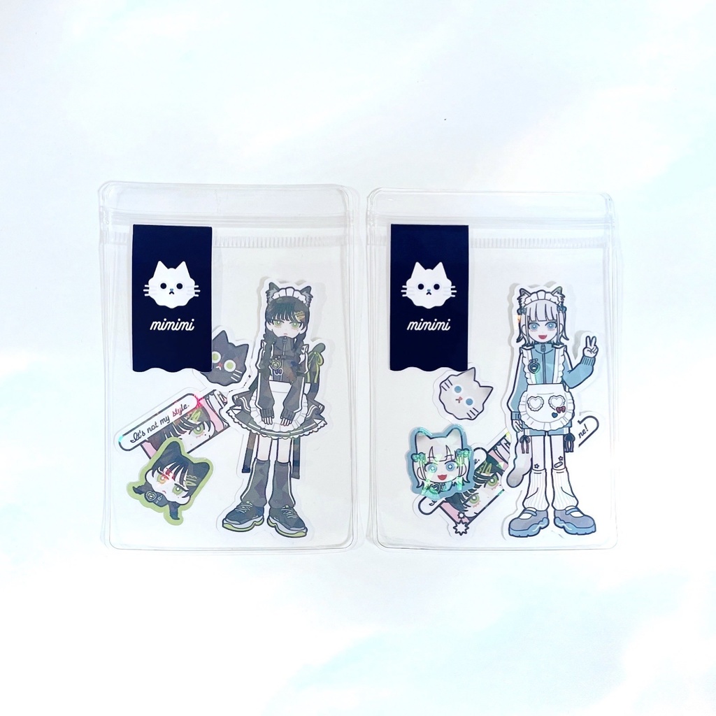 ねこメイドシール