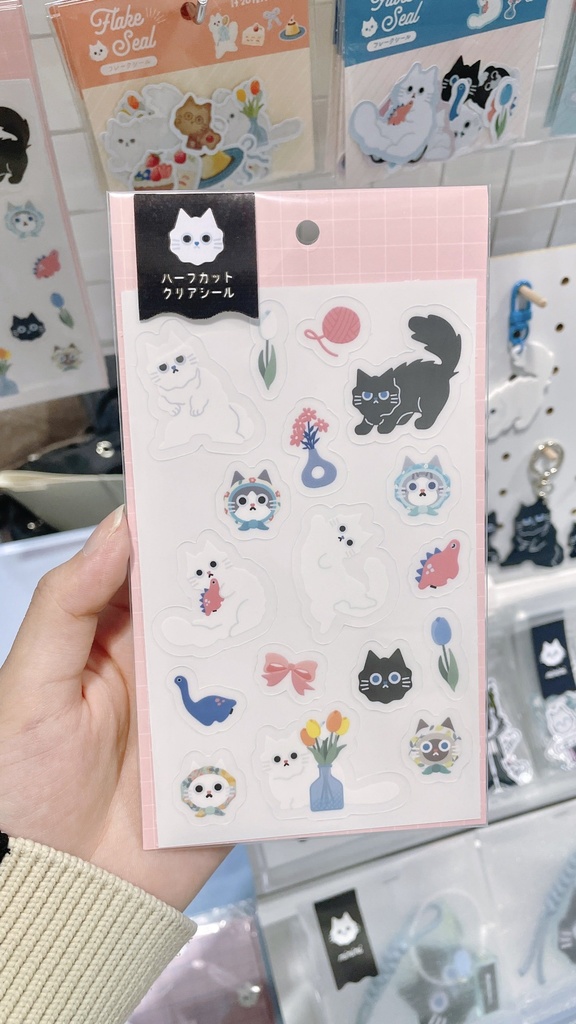 ハーフカット クリアシール