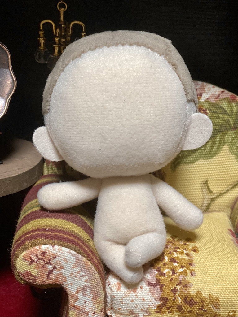 シンプルなぬいぐるみの型紙と作り方