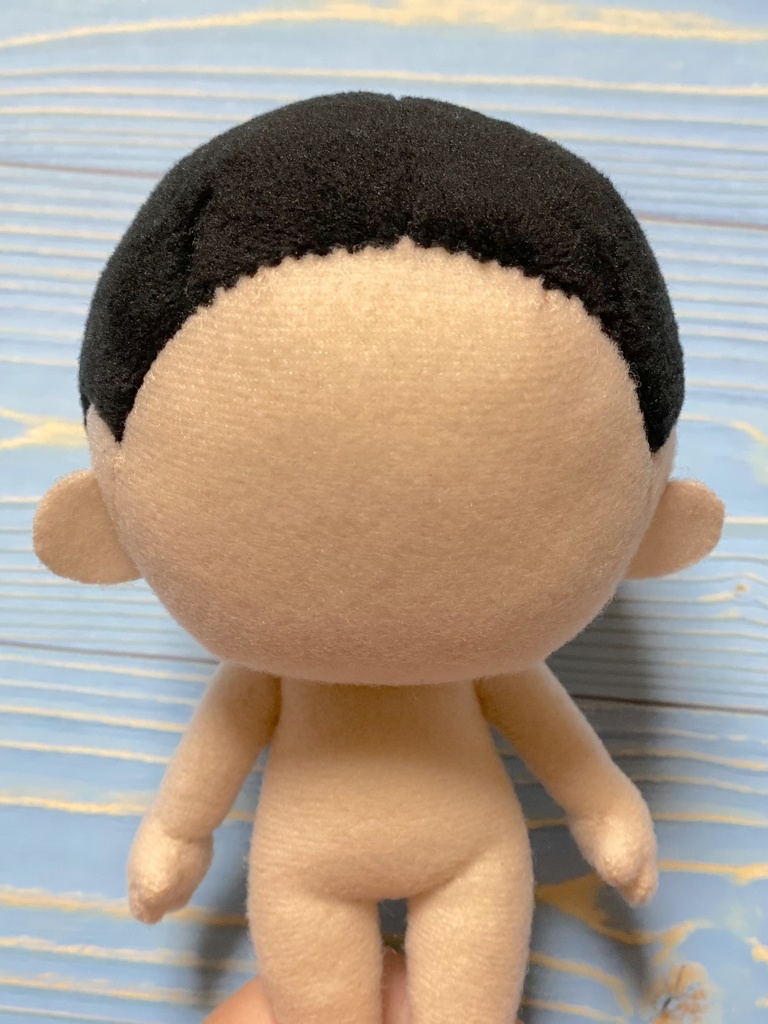 色んな方向を向けるぬいぐるみの首の作り方(2パターン)