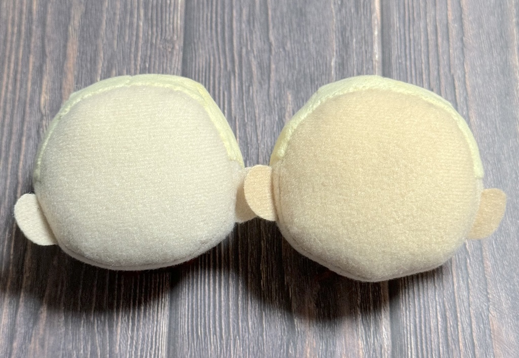 ぬいぐるみのあごを尖らせる型紙アレンジのやり方