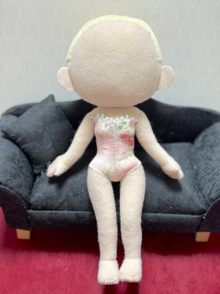 くびれがあるぬいぐるみの型紙と作り方