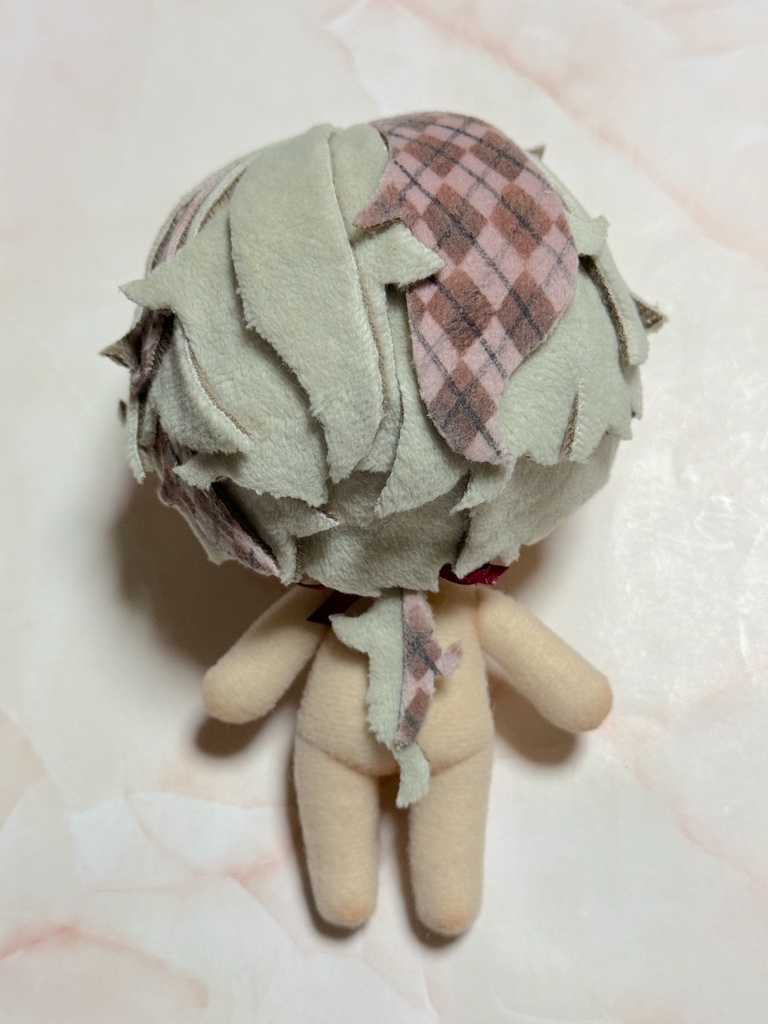 ぬいぐるみ用ウィッグの作り方