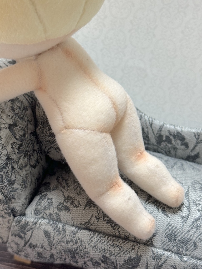 むちむちボディのぬいぐるみの型紙と作り方