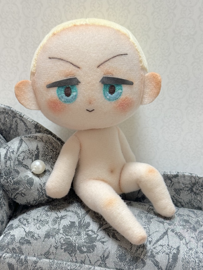腰掛けぬいぐるみの型紙と作り方