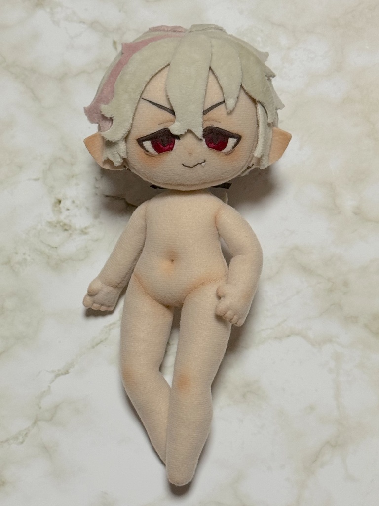 もっと大きいドール体型なぬいぐるみ(男性ボディ)の型紙と作り方