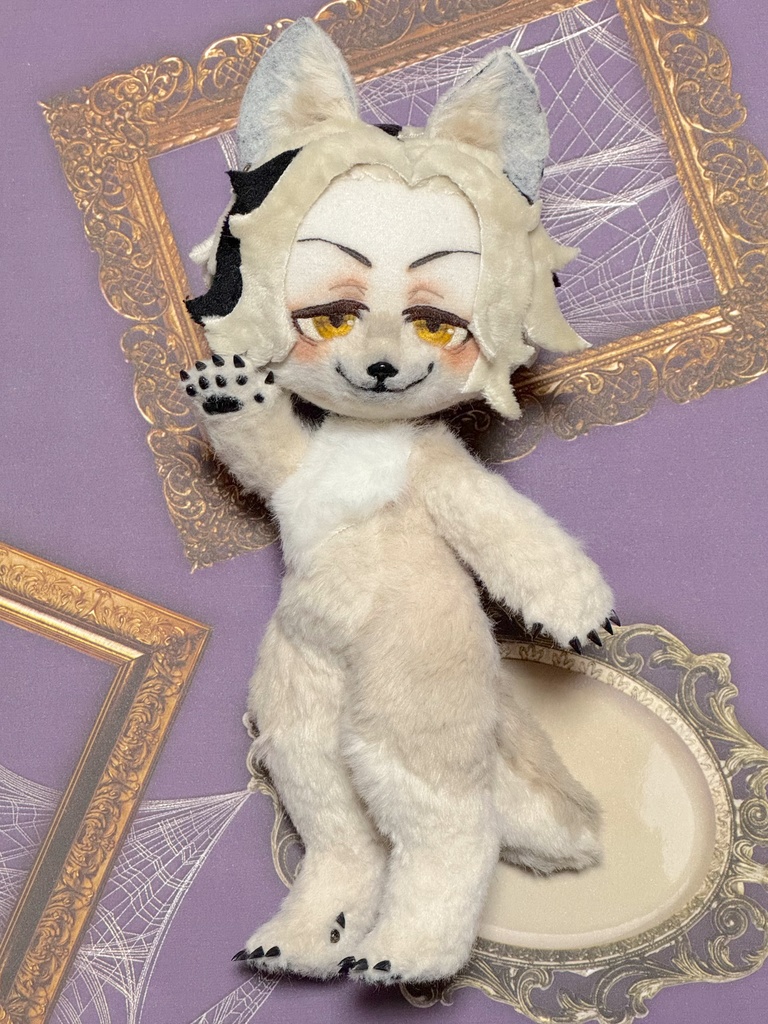 狼男のぬいぐるみの型紙と作り方