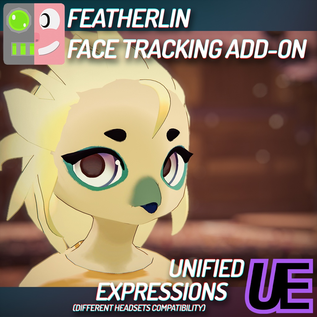 [ VRChat ] Featherlin | ◁フェイストラッキング アドオン▷