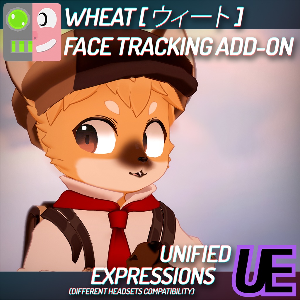 [ VRChat ] ウィート [ WHEAT ] | ◁フェイストラッキング アドオン▷