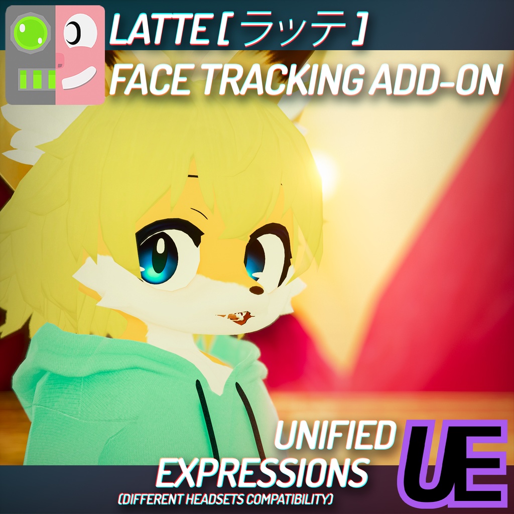 [ VRChat ] ラッテ [ LATTE ] | ◁フェイストラッキング アドオン▷