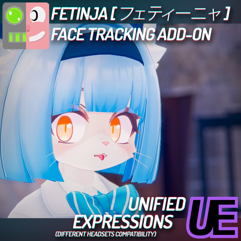 [ VRChat ] フェティーニャ [ FETINJA ] | ◁フェイストラッキング アドオン▷