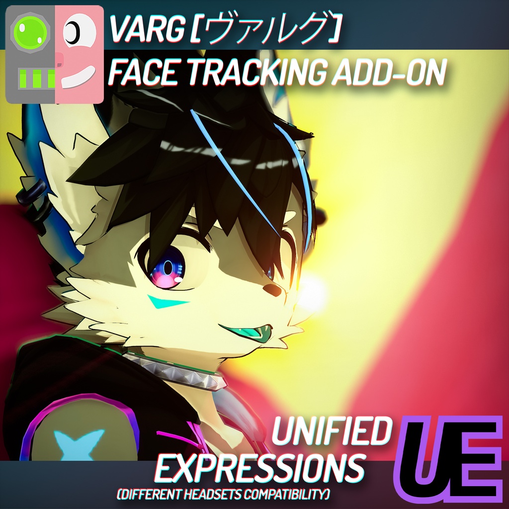 [ VRChat ] ヴァルグ [ VARG ] | ◁フェイストラッキング アドオン▷