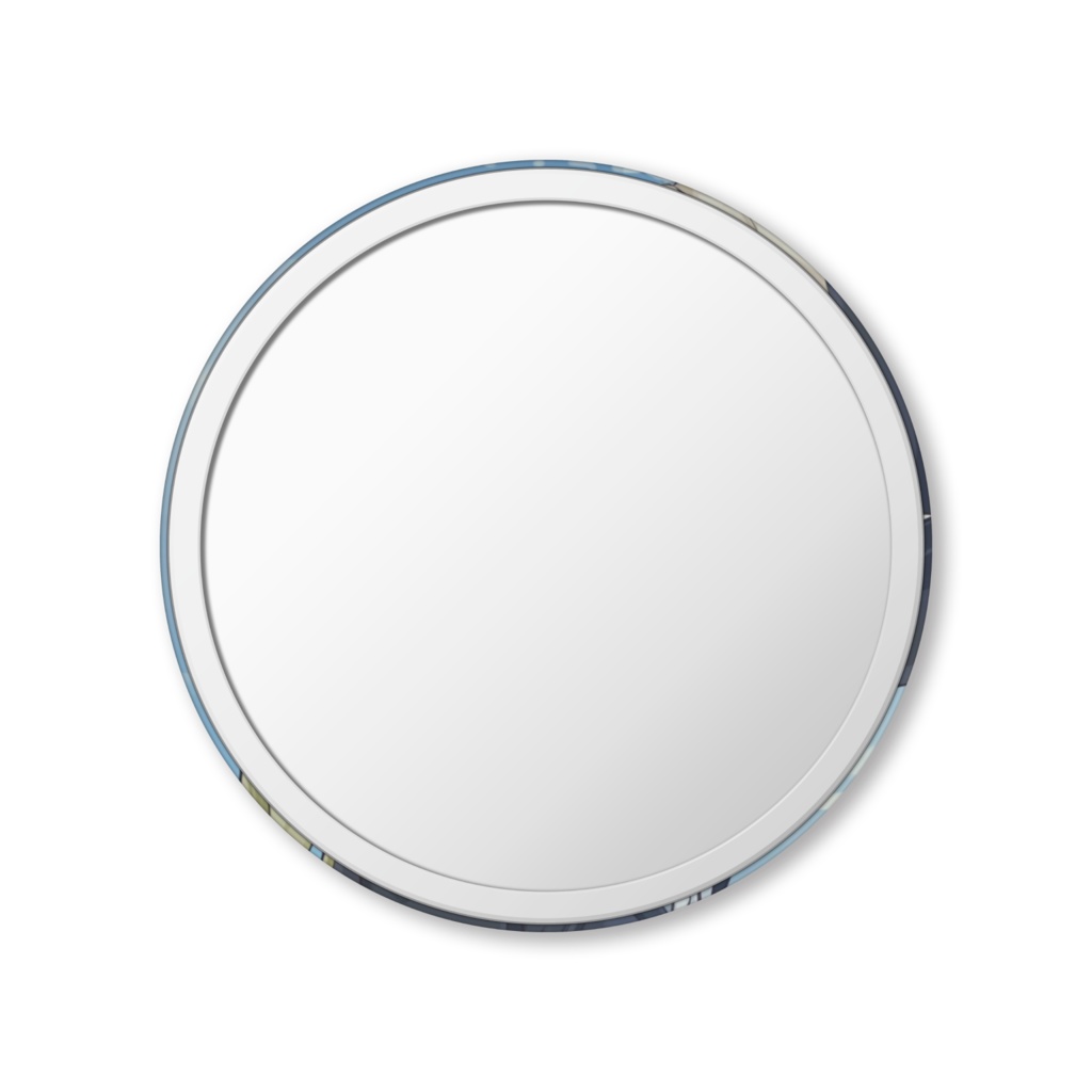 空を仰ぐ 缶ミラー