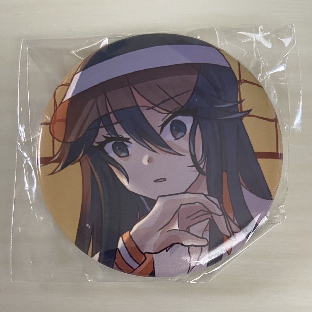 テニス部幽霊部員みこと缶バッチ