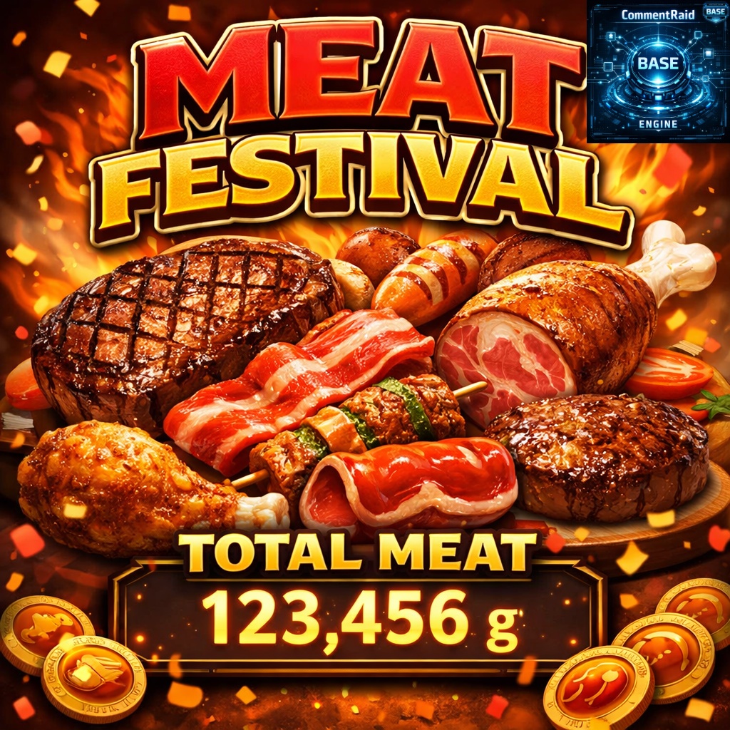 コメントが肉料理に!「Meat Festival!」(わんコメ用・CommentRaid-Base用プラグイン)