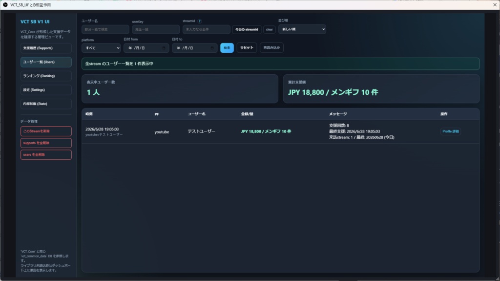 VCT_SB_V1(dev版)わんコメ用 支援表示+管理ツール
