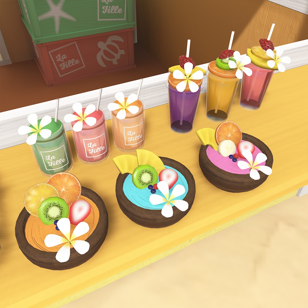 【3Ⅾ】Hawaiian Juice Bar ver.2.0