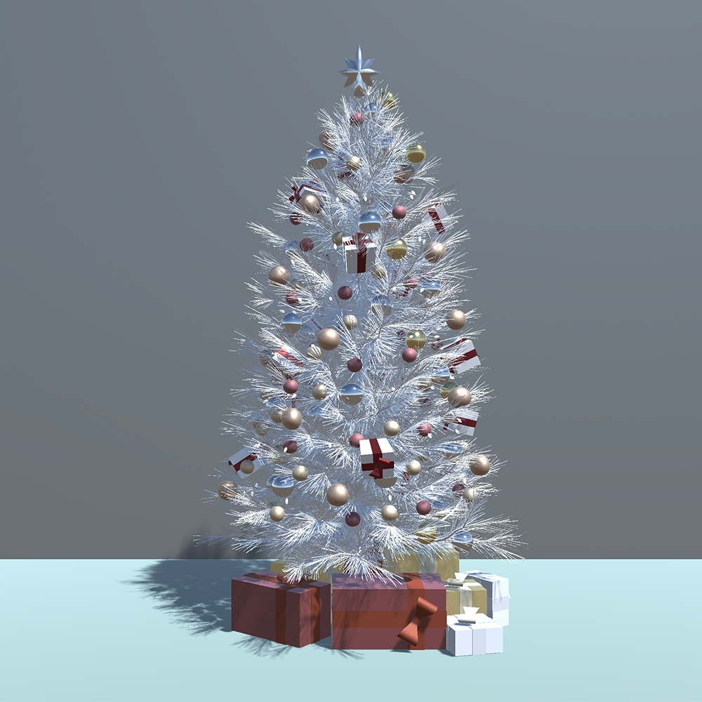 3dモデル クリスマスツリー La Fille Booth