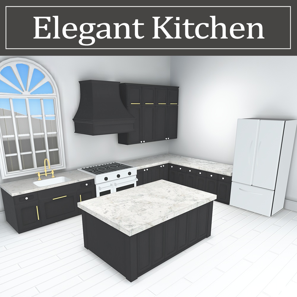 【3D】Elegant Kitchen