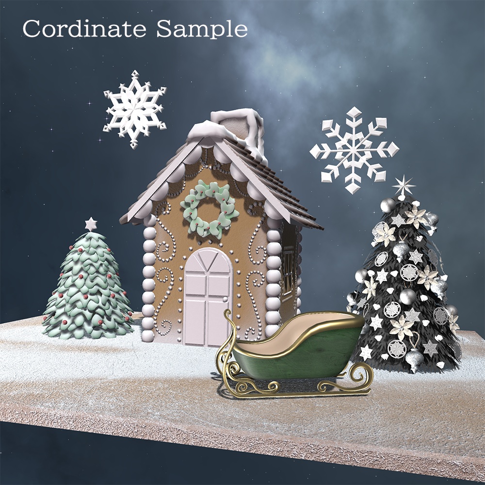 【3Dモデル】スウィート・クリスマス・セット