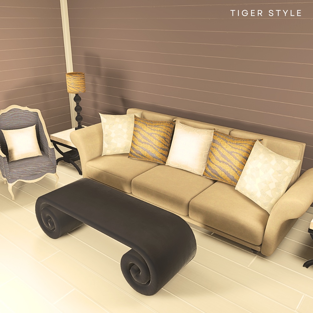 【3Dモデル】アニマル・リビングルーム