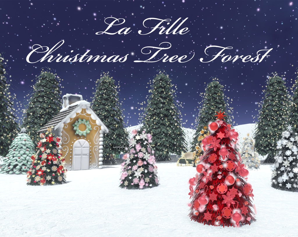 【3Dモデル】ラ・フィユ・クリスマスツリー2023