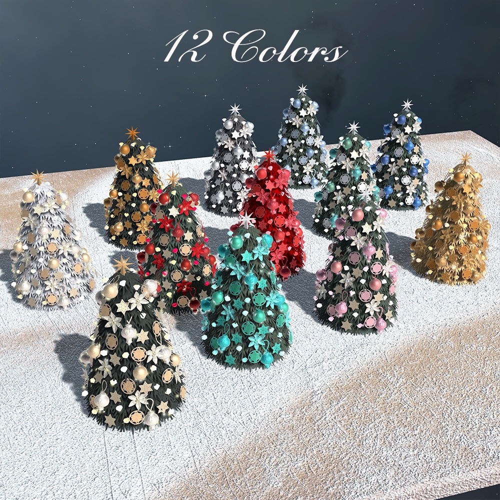 【3Dモデル】ラ・フィユ・クリスマスツリー2023