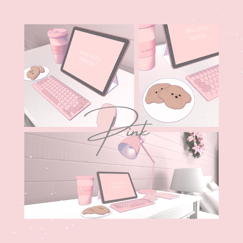 【3D】Desk Accessories -Cozy Country-