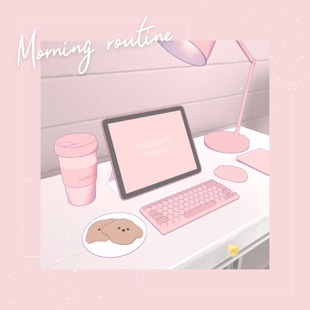 【3D】Desk Accessories -Cozy Country-