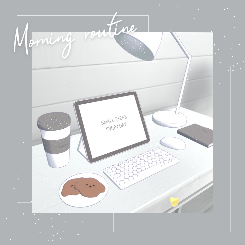 【3D】Desk Accessories -Cozy Country-