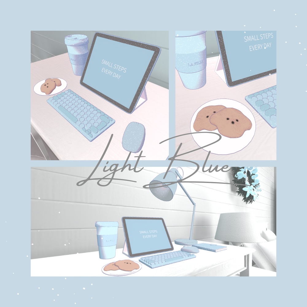 【3D】Desk Accessories -Cozy Country-