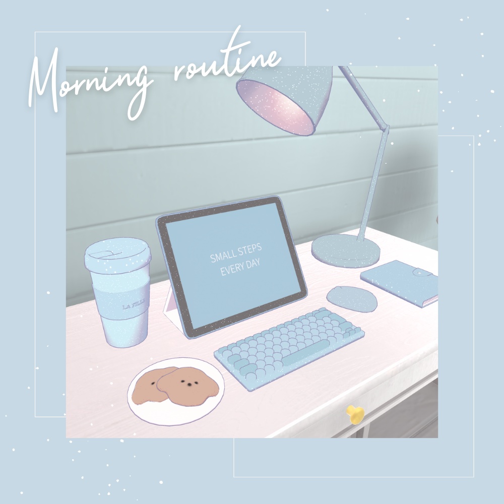 【3D】Desk Accessories -Cozy Country-