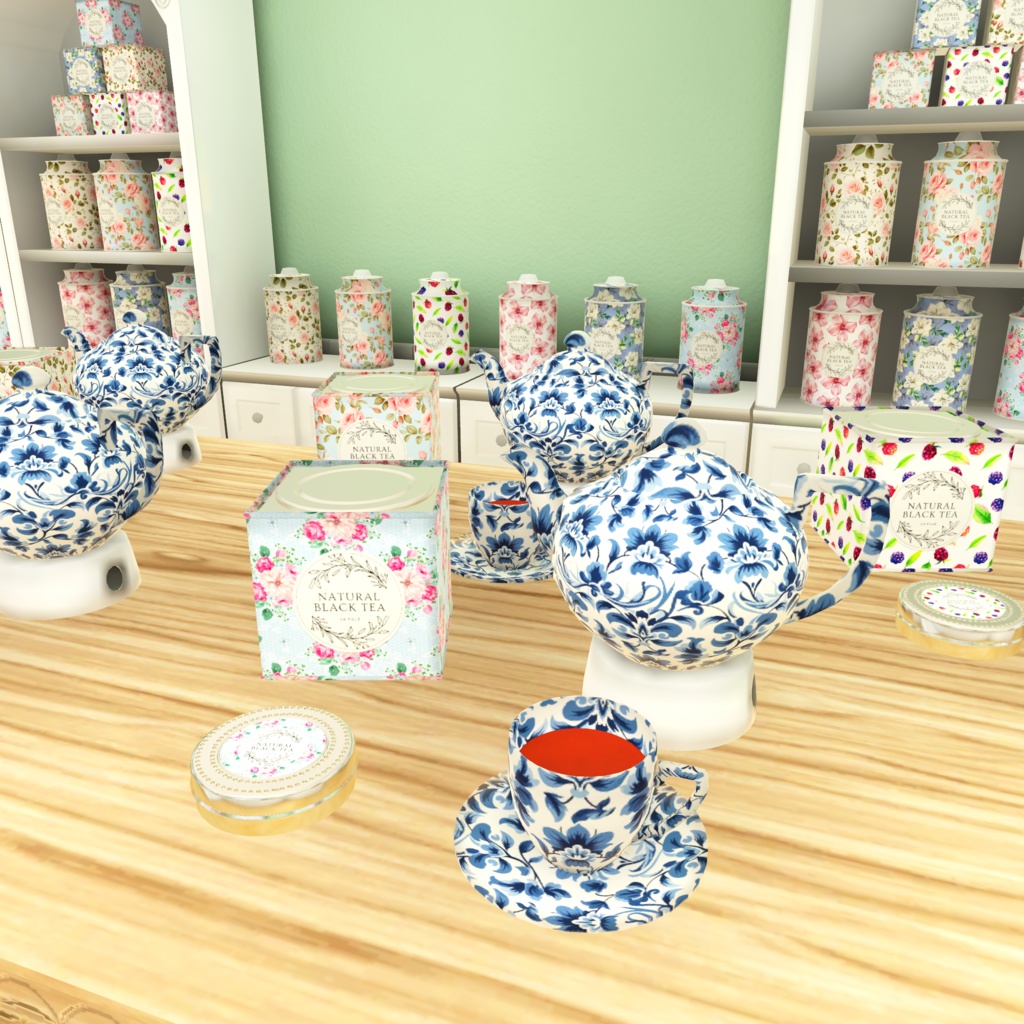 【3D】La Fille Tea Shop