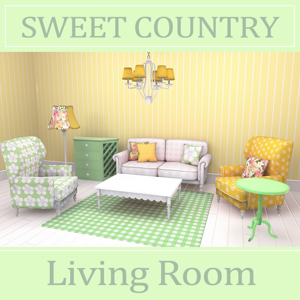 【3D】Living Room -Sweet Country-