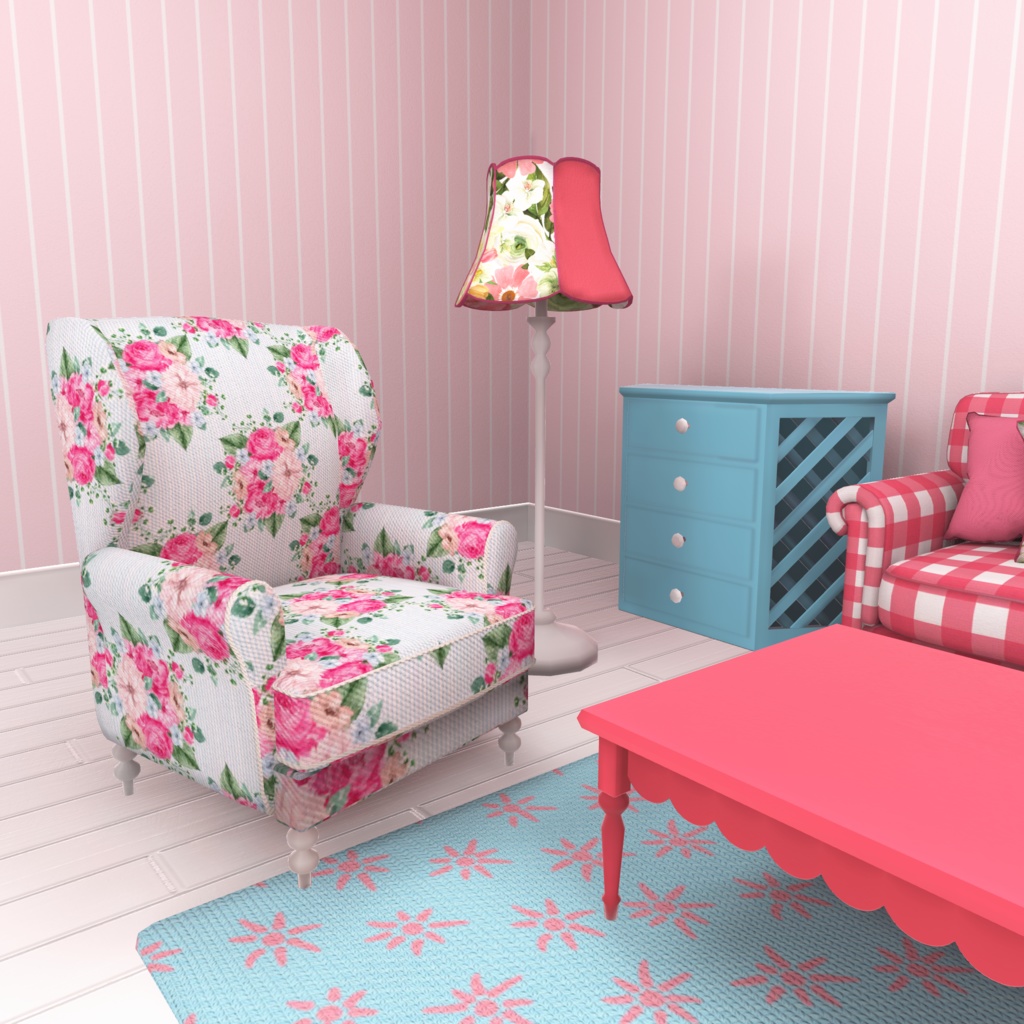 【3D】Living Room -Sweet Country-