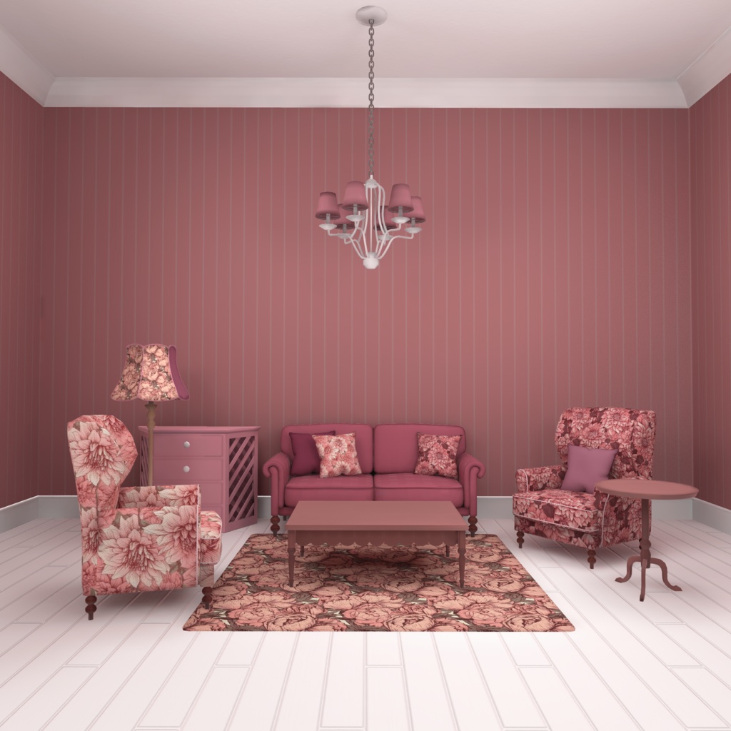 【3D】Living Room -Sweet Country-
