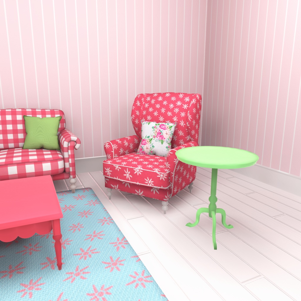 【3D】Living Room -Sweet Country-